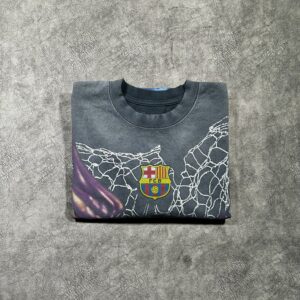 Travis Scott x FC Barcelona Washed Spray Logo Tee